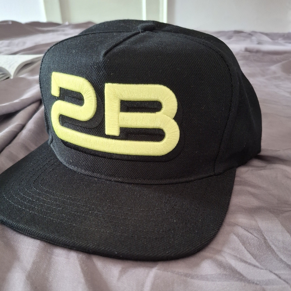 Black Cap with Yellow Logo